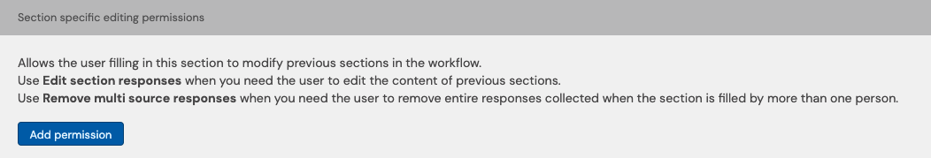 advance section specific editing