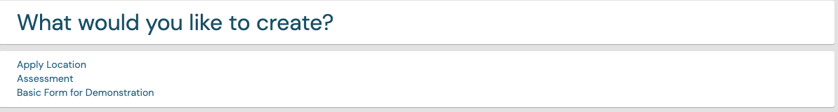 advance create menu