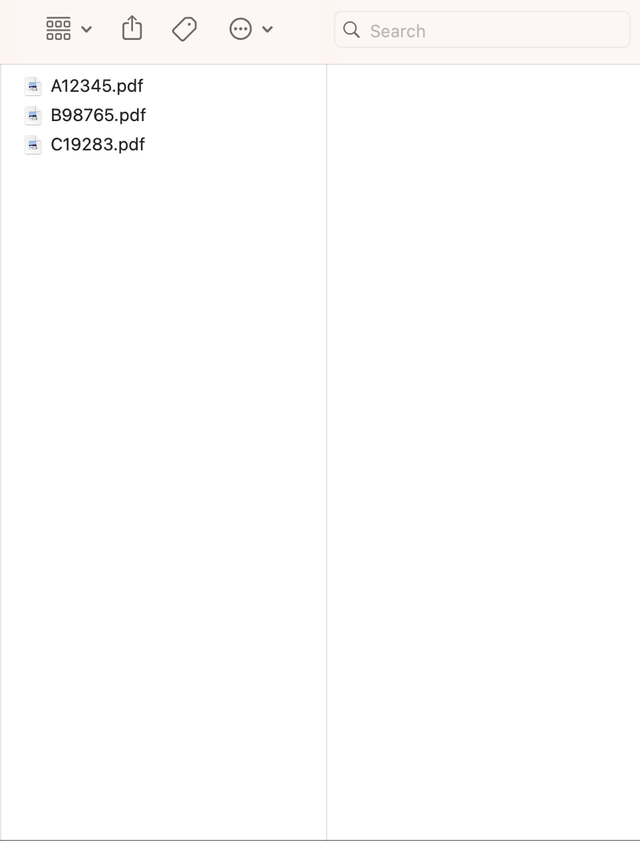 advance import file screen record