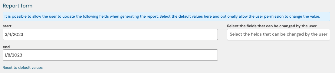 advance embed report editor